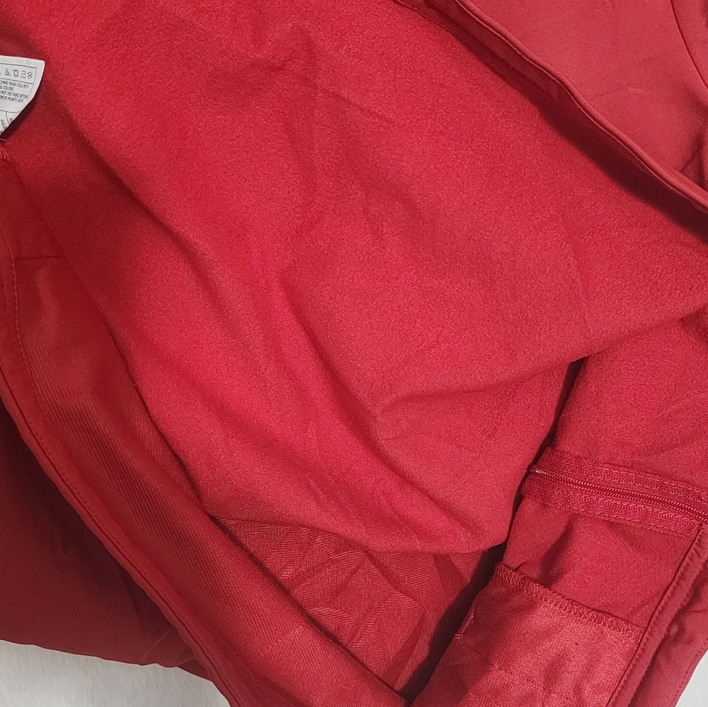 Adidas Men Medium Jacket Cardinal Logo - image 4